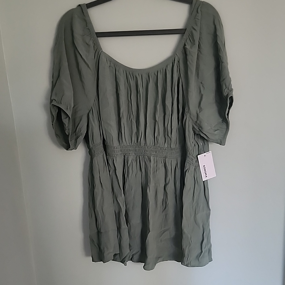 Maternity Green Blouse